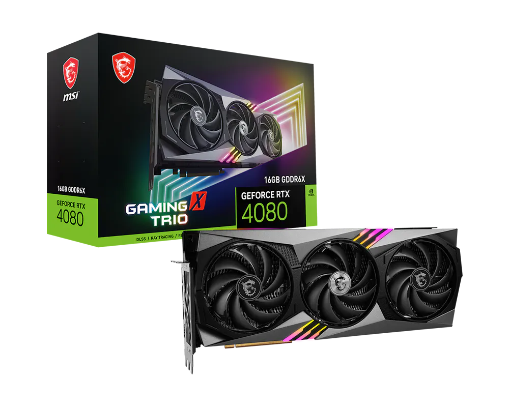 MSI GeForce RTX 4080 16GB GAMING X TRIO